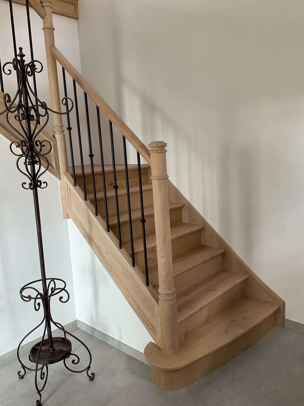 Escalier sur mesure – réalisation Parrein Bouden à Ypres