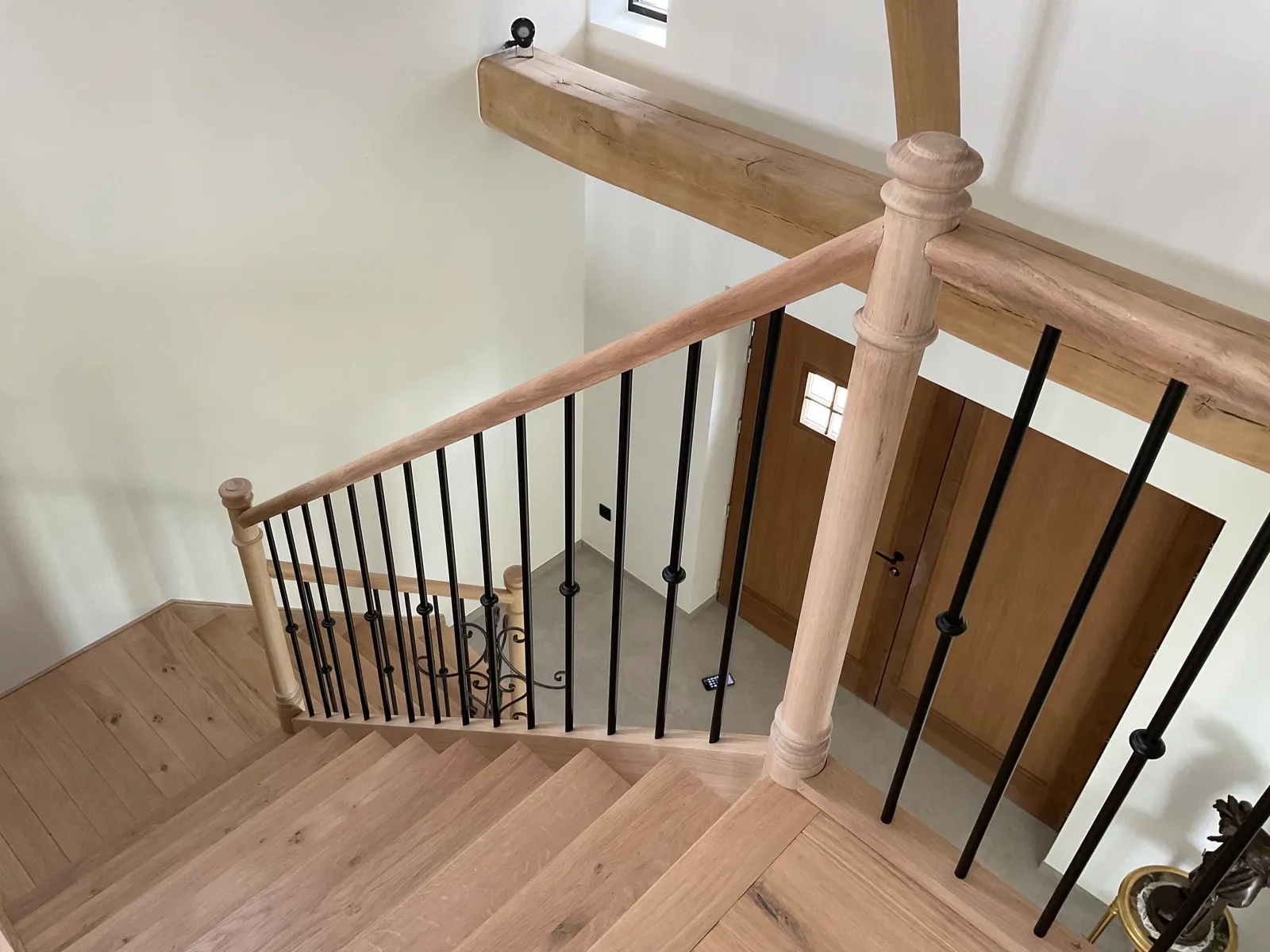 Escalier sur mesure – réalisation Parrein Bouden à Ypres