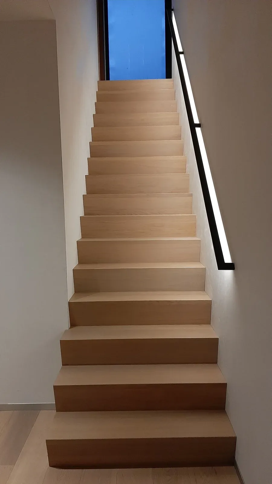 Escalier sur mesure – réalisation Parrein Bouden à Ypres