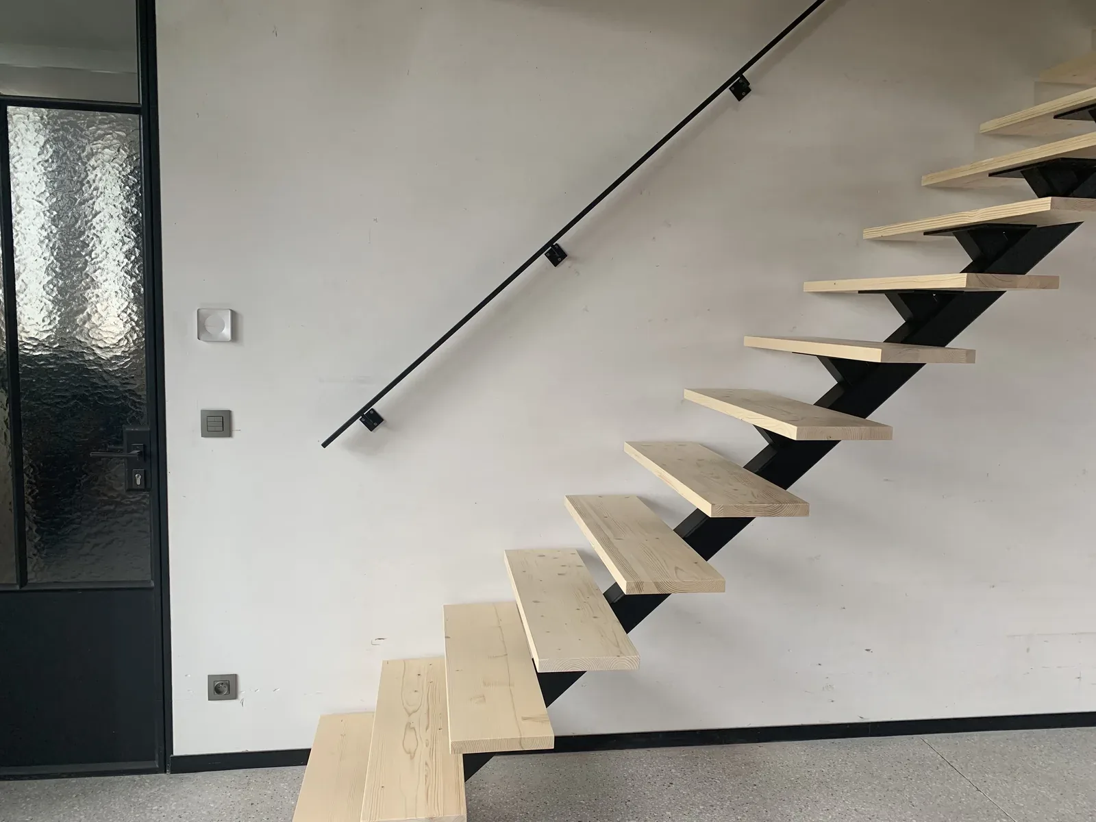 Escalier sur mesure – réalisation Parrein Bouden à Ypres